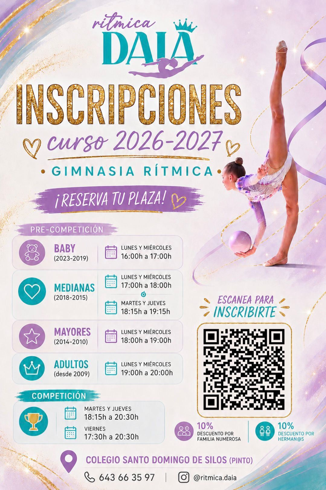 Inscripción curso 2026-2027